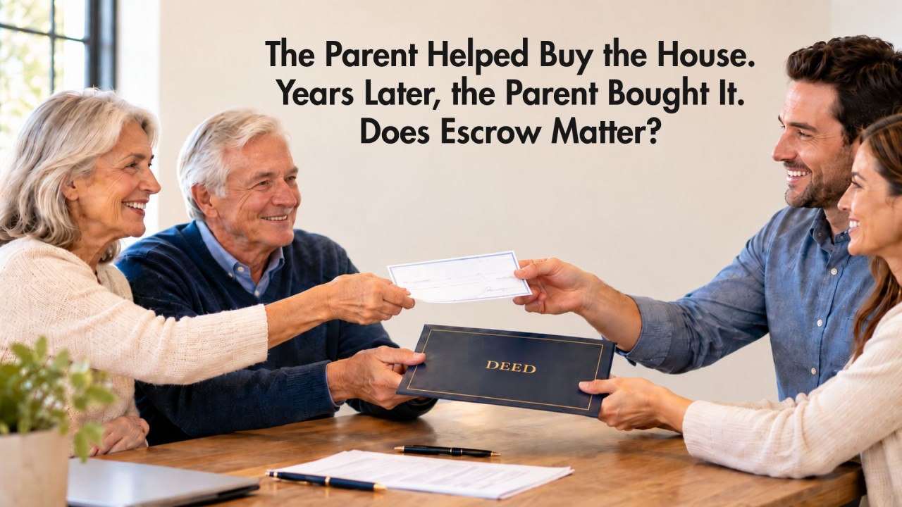 The Parent Helped Buy the House Quick Claim USA